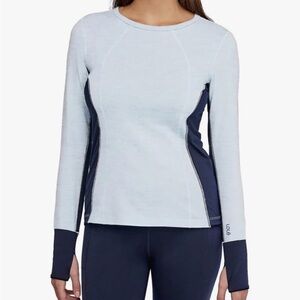 LOLE Merino Blend Drirelease Top Base Layer Blue - Never Worn